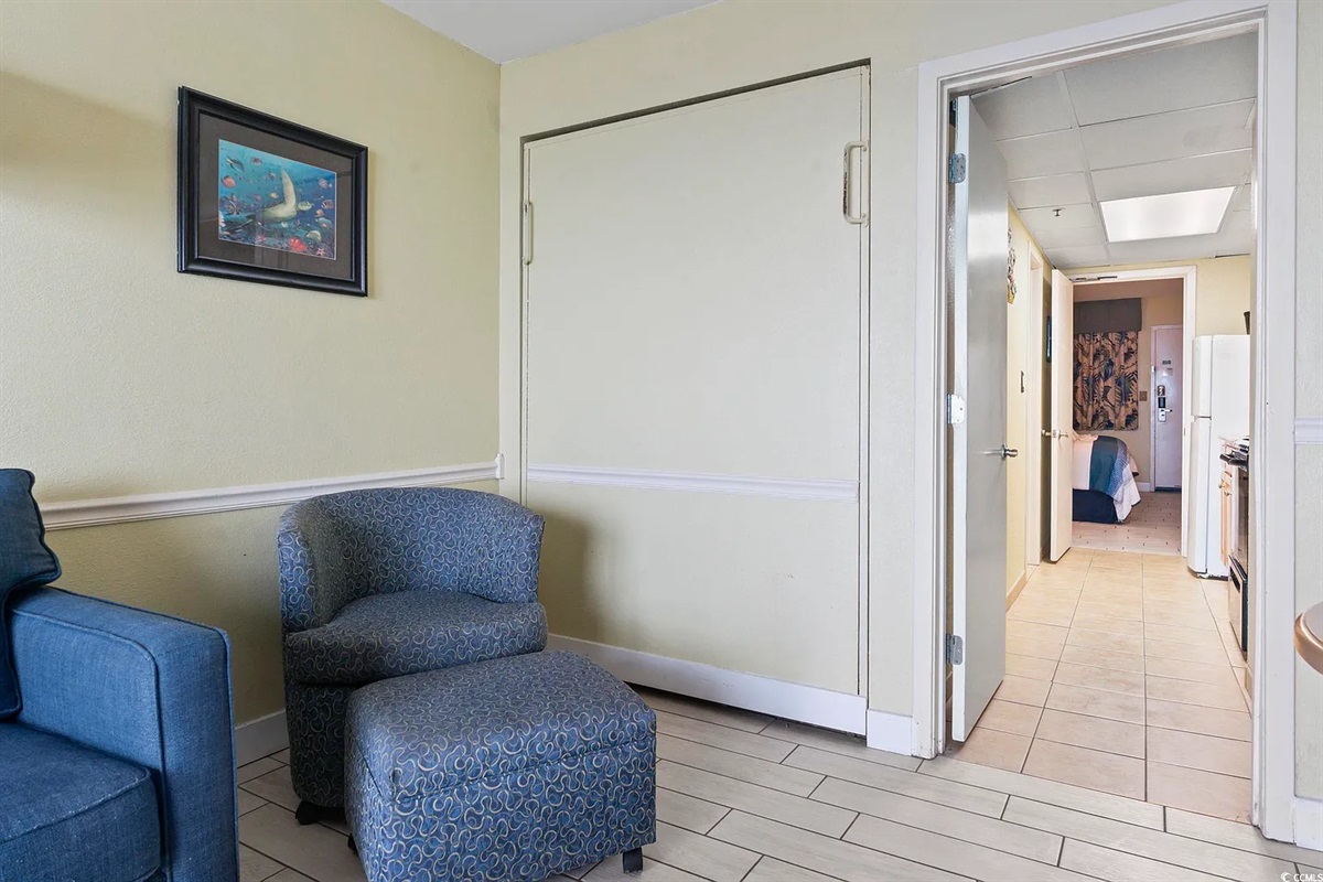 Stylish and comfortable living room designed for relaxation