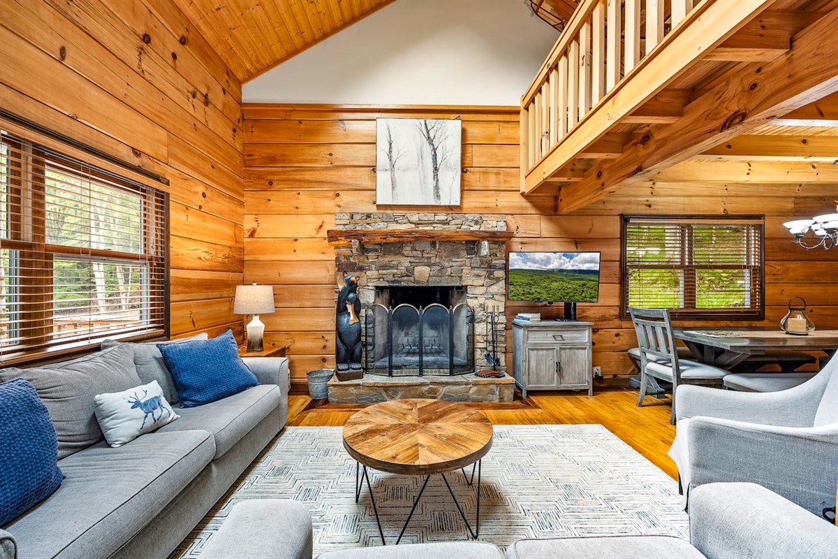 Wood Burning fireplace.Firewood delivery available 