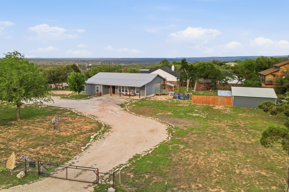 Easy access, flat parking, and room for multiple vehicles or trailers