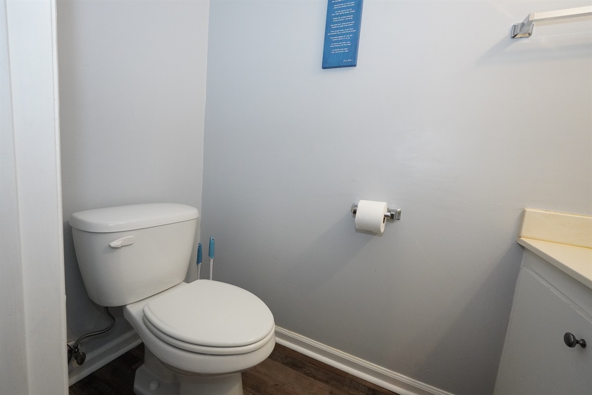 1st floor half bath