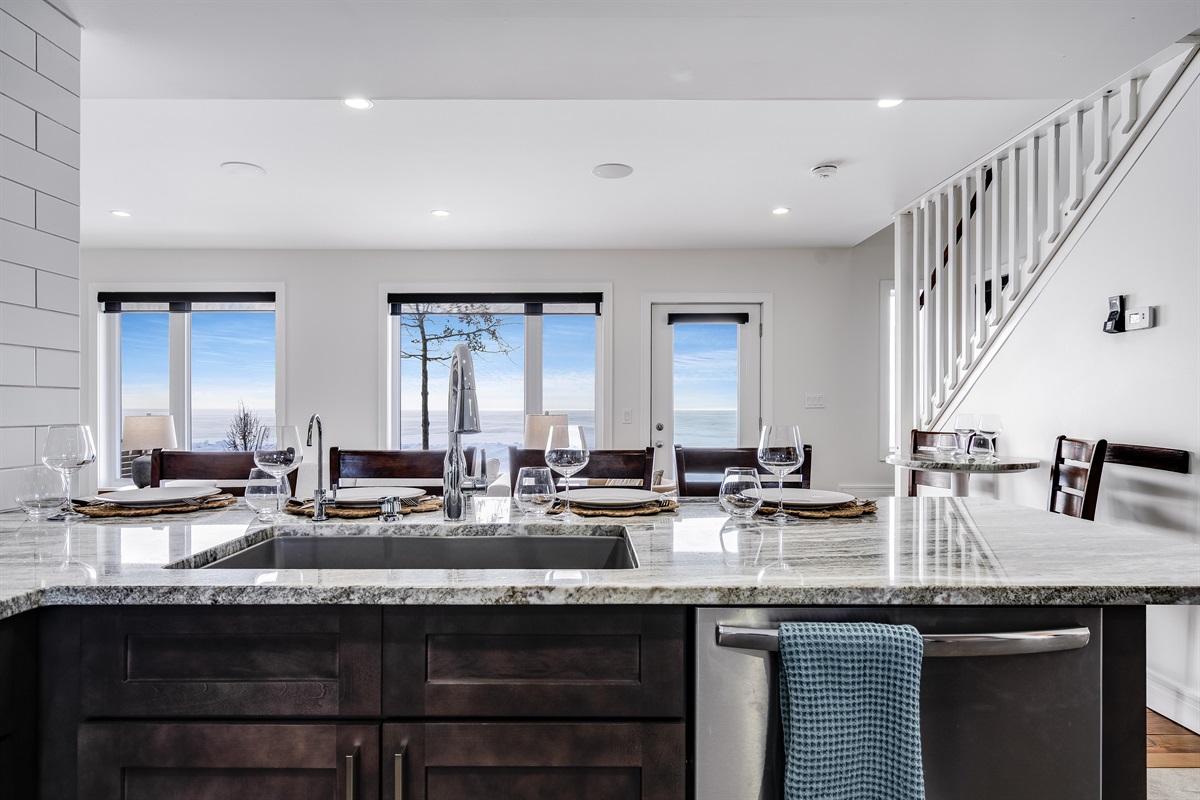 A kitchen that feels both modern and inviting.