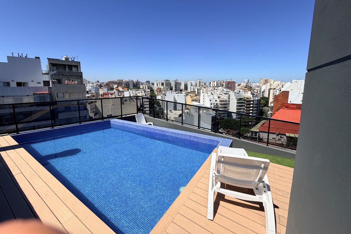 Rooftop pool