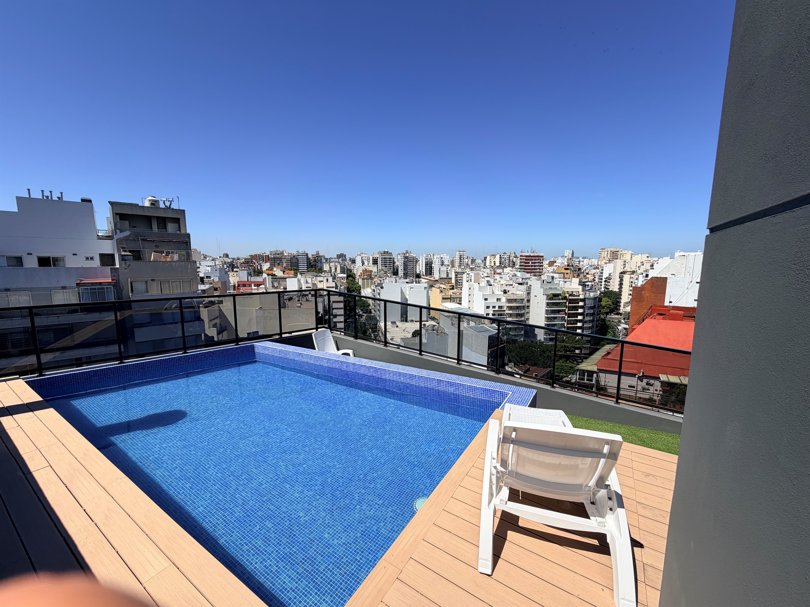 Rooftop pool