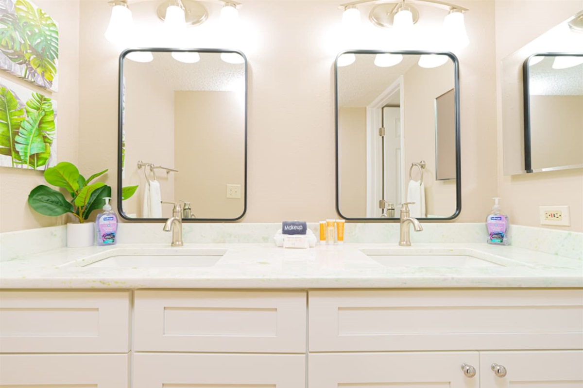 Master Bathroom inside the King Suite. 