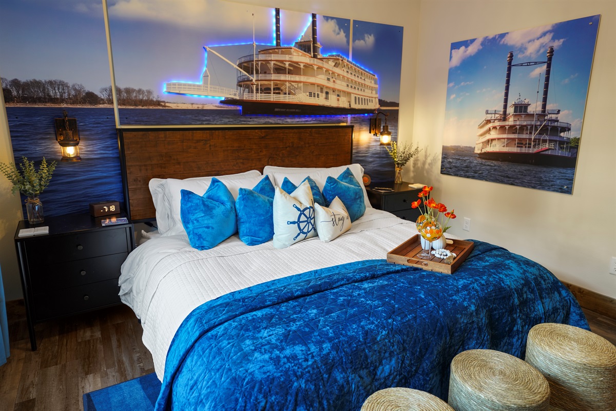 All 5 bedrooms feature custom art and luxury mattresses