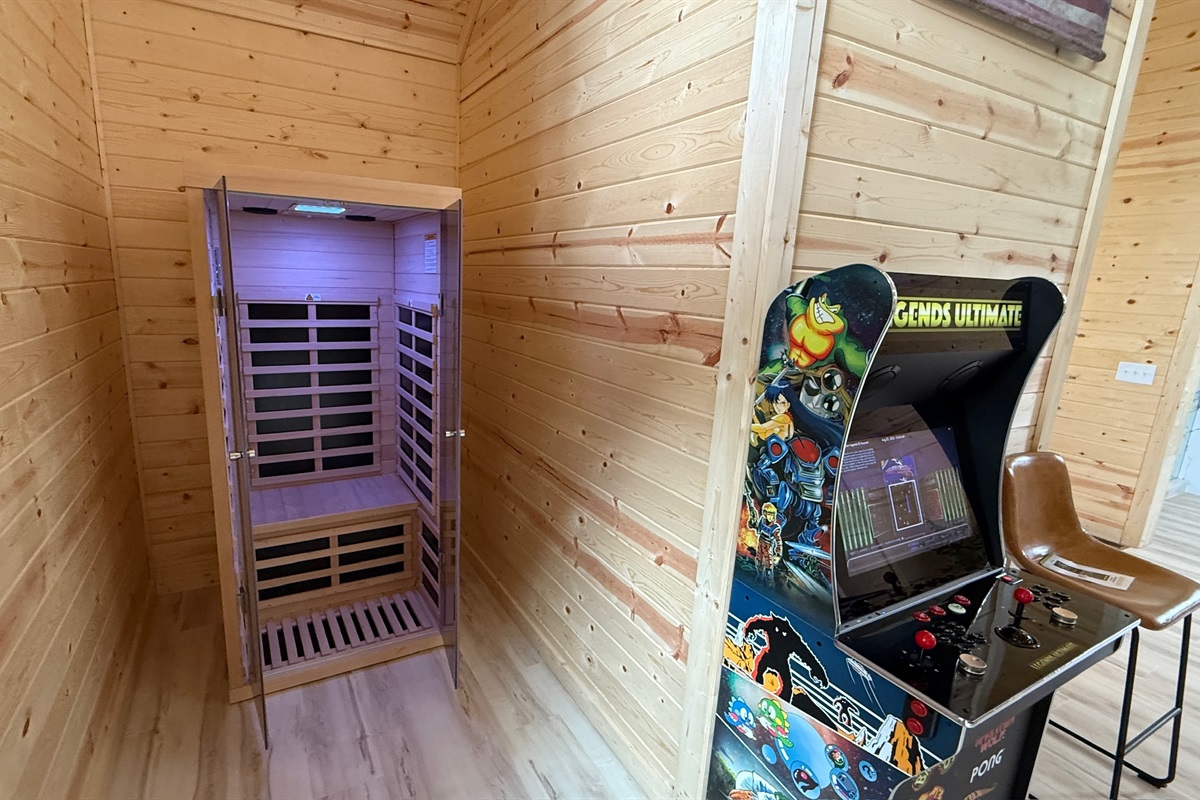 Sauna and Arcade