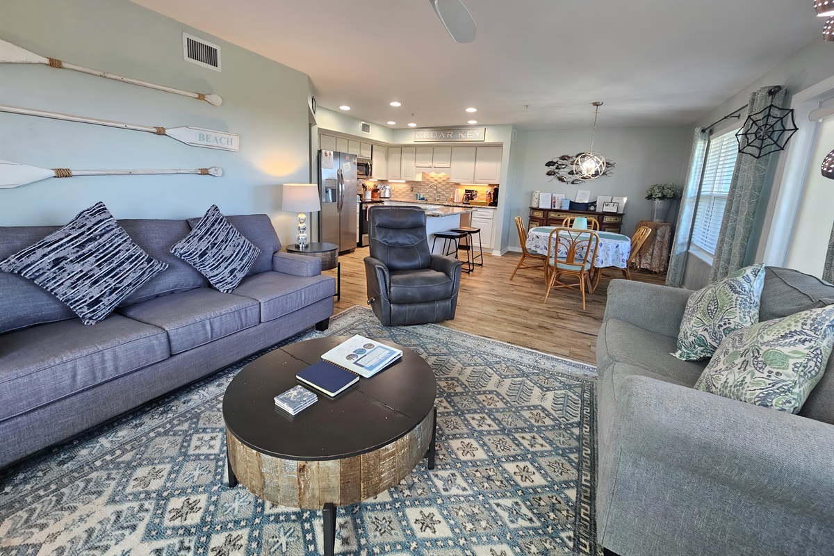 Living Area with Queen Sleeper/Sofa