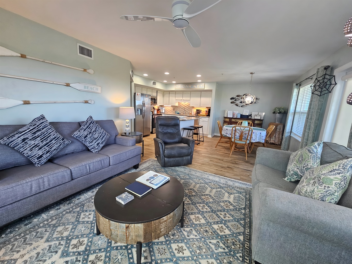 Living Area with Queen Sleeper/Sofa