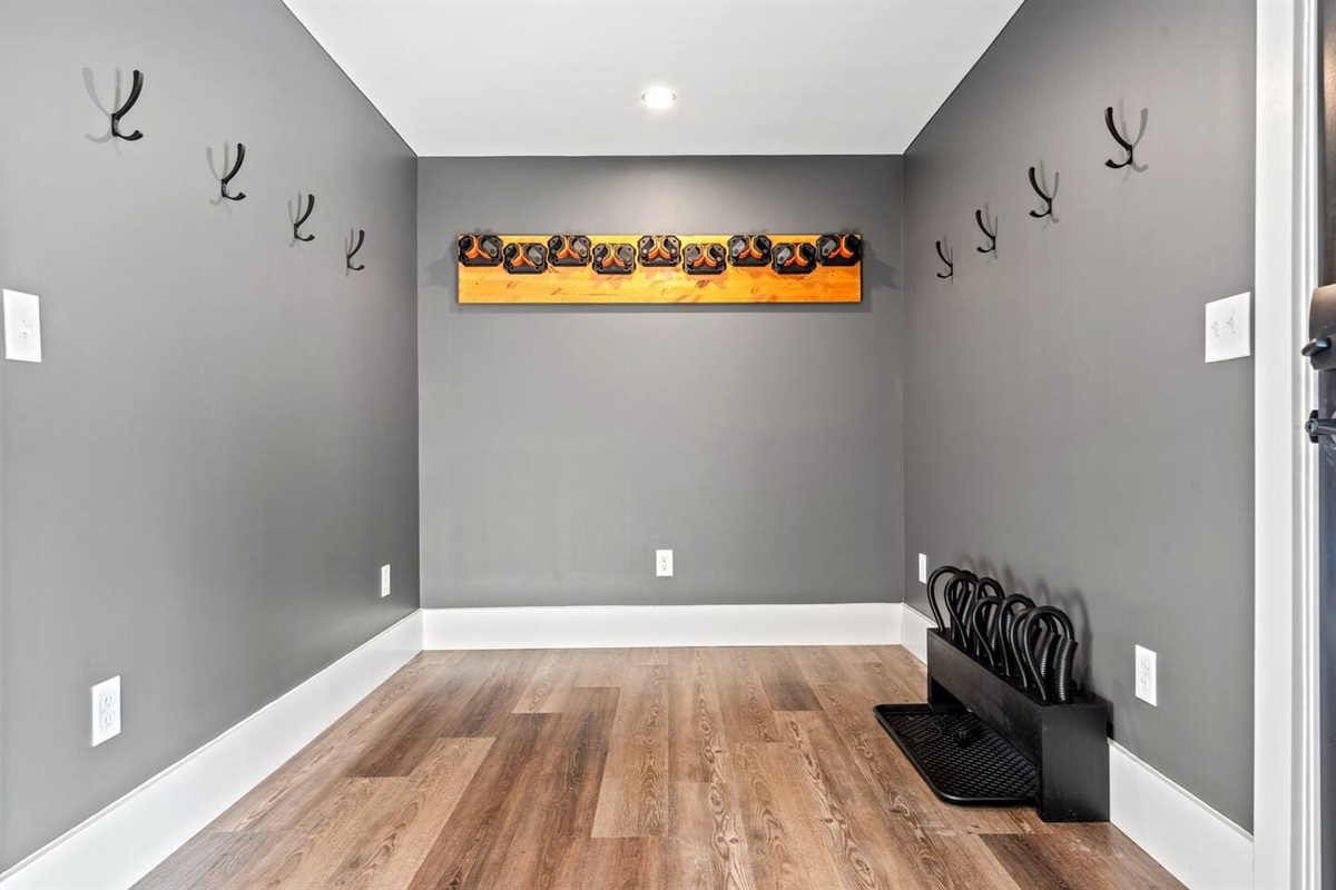 Drop zone perfection. Everything has its place in this stylish and functional mudroom. 