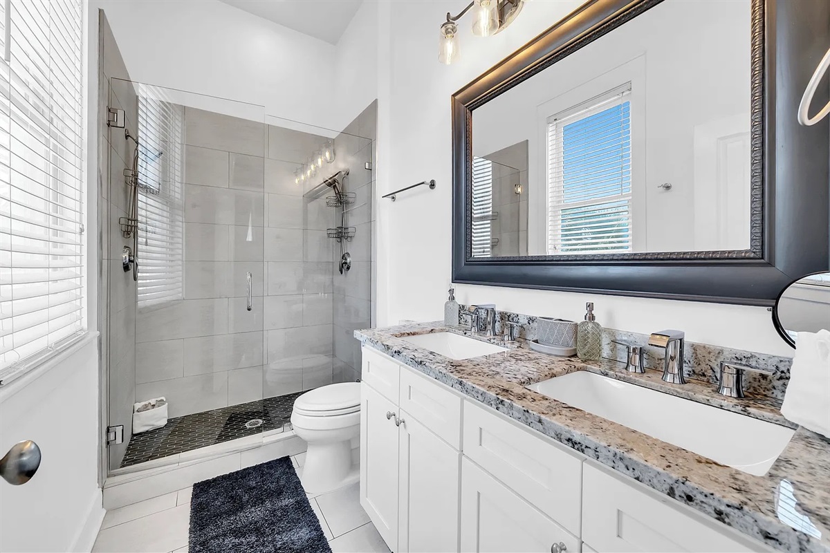 Primary dual shower head bathroom