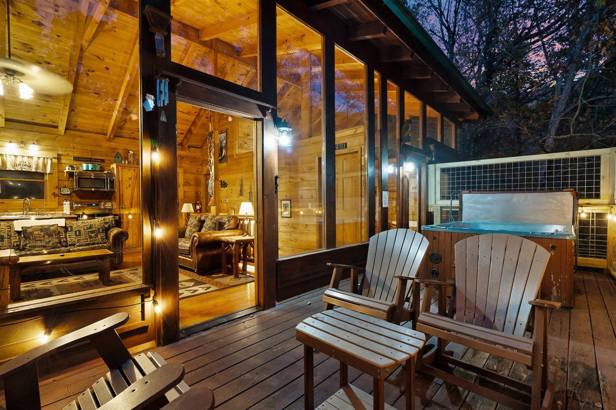 Sip coffee with a view.