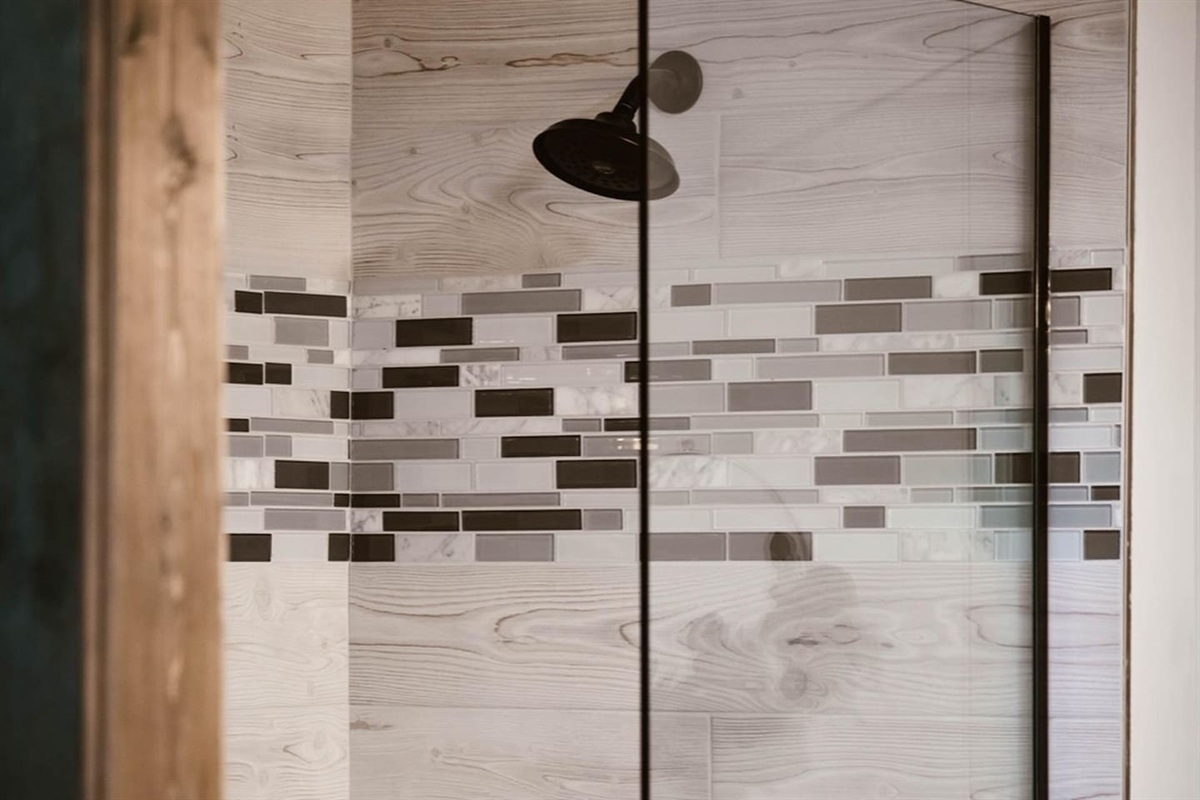 King ensuite has a walk-in shower, double vanity and all the essentials.