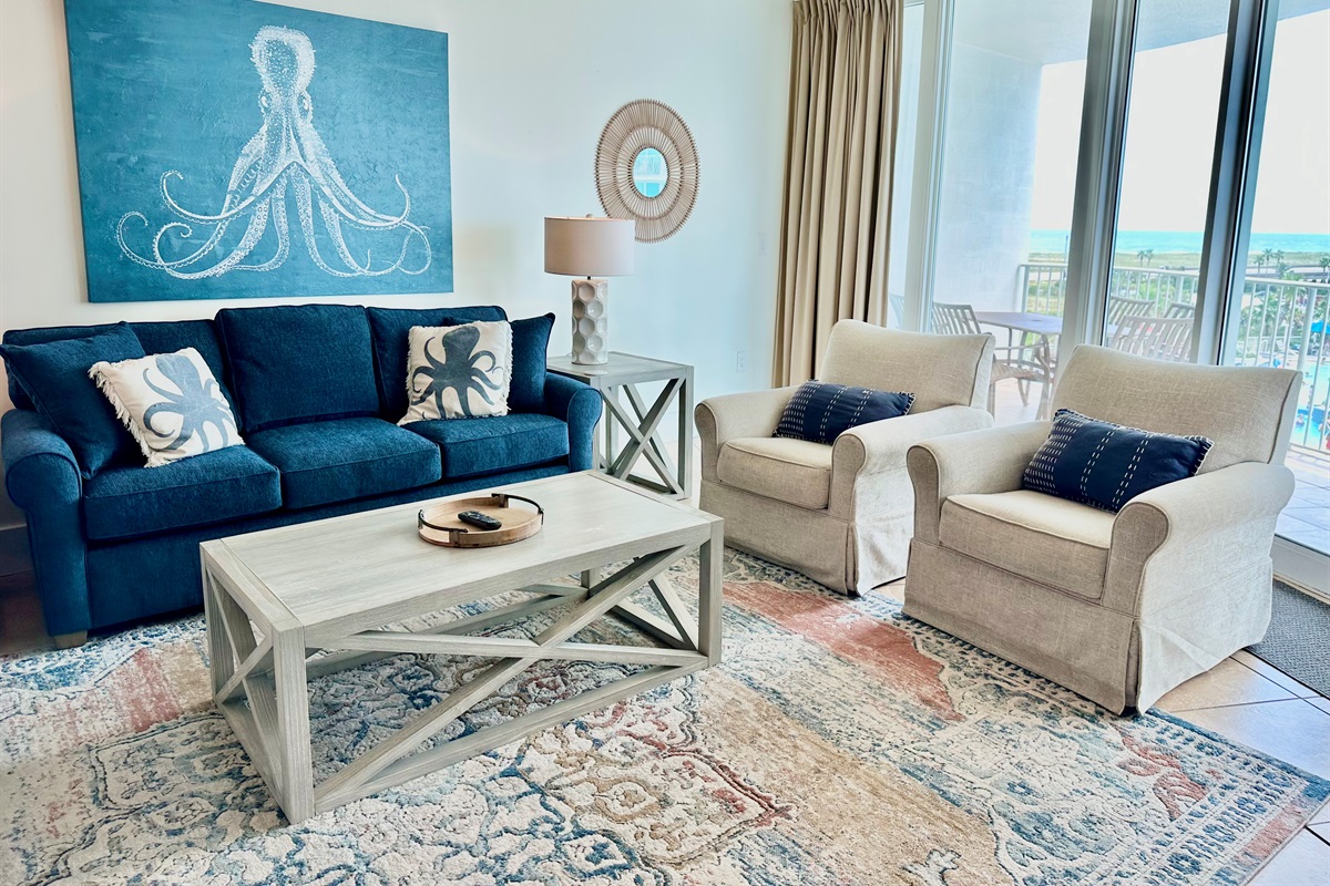 Gorgeous views from our living room!