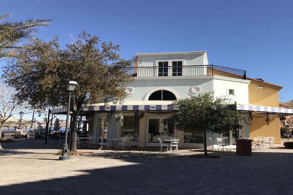 Ice cream shop in the village