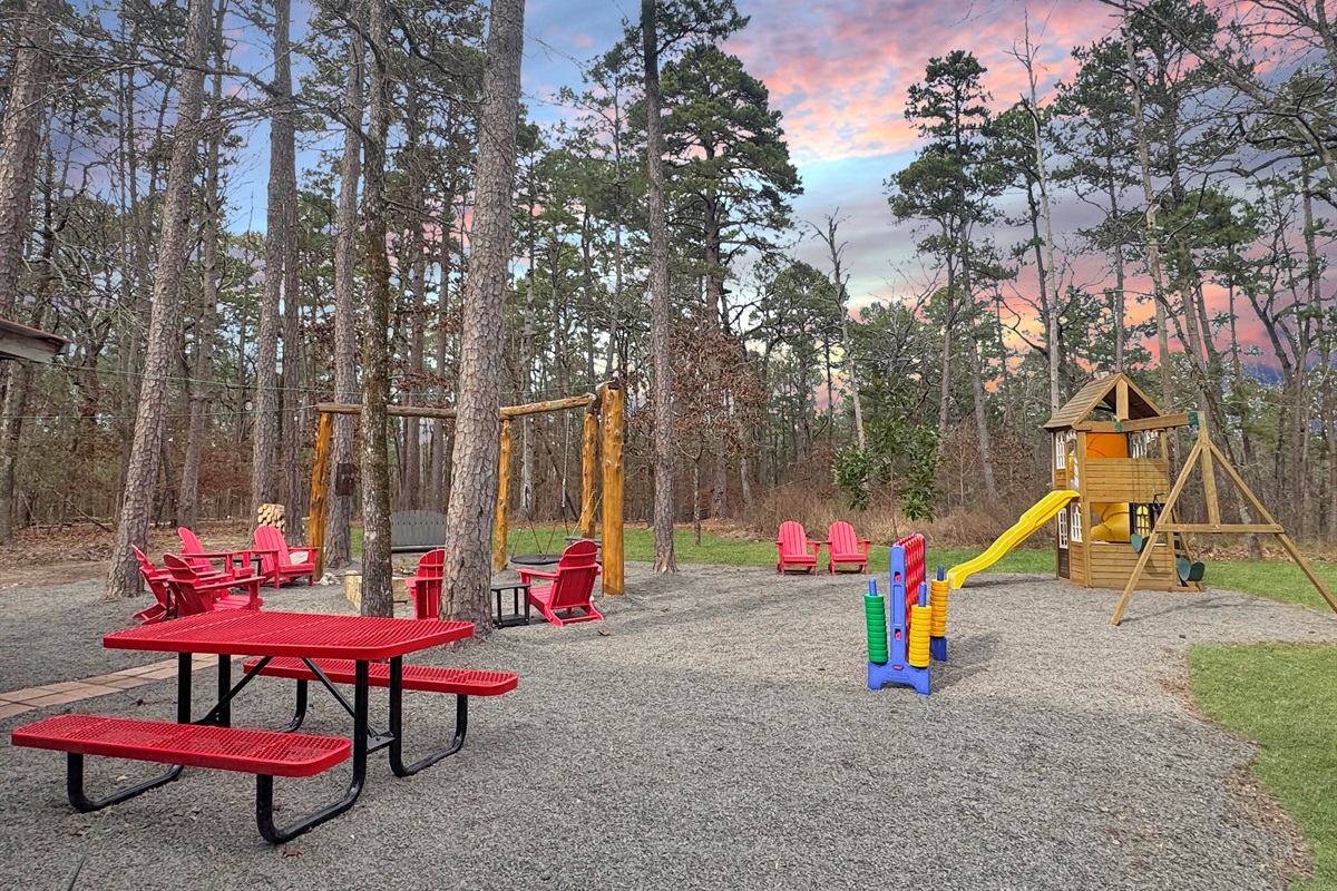 Oklahoma skies in the backyard oasis!