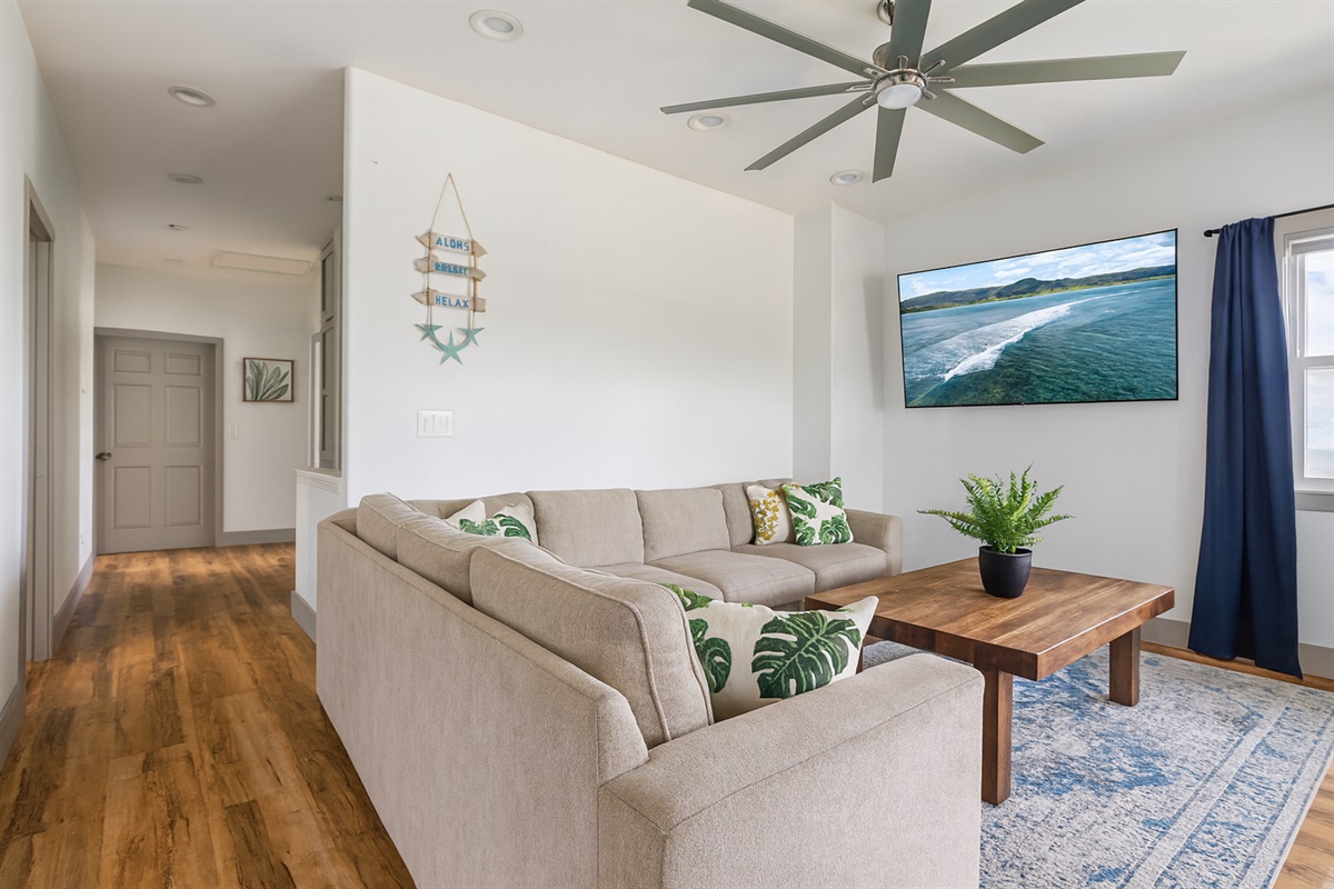 Living Room | Representative Interior. Finishes & Decor Vary By Unit