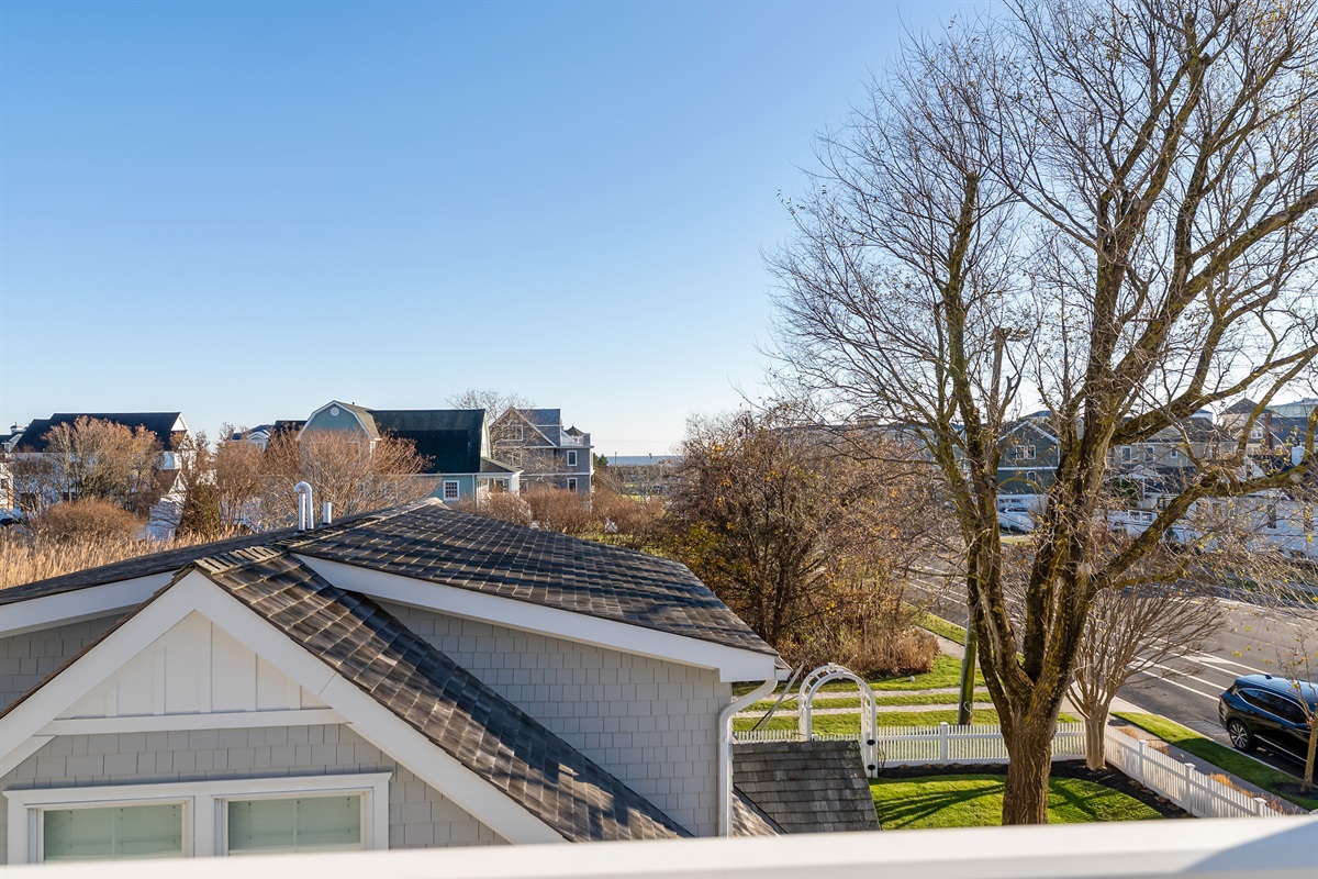 Aerial View Towards Beach