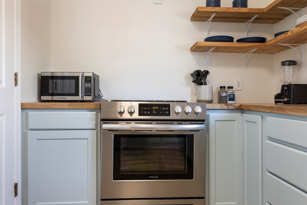 Kitchen essentials provided