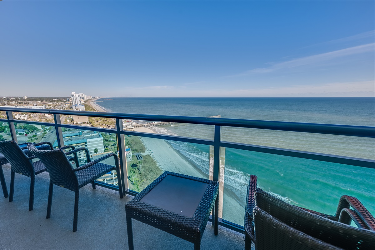 Amazing View from the Balcony!