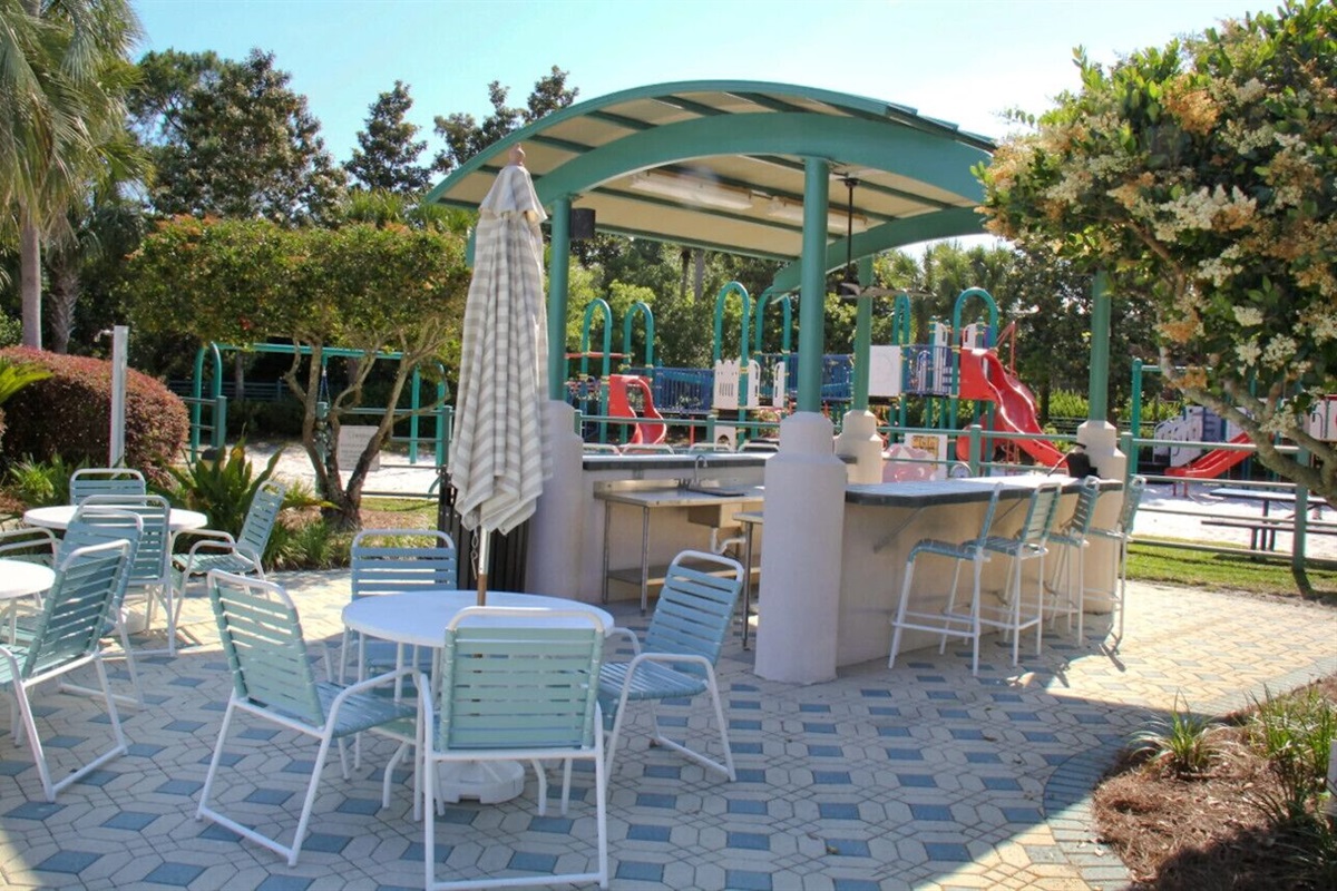 Community playground and snack bar