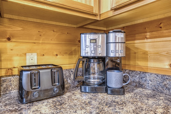 Regular drip coffee pot and Keurig