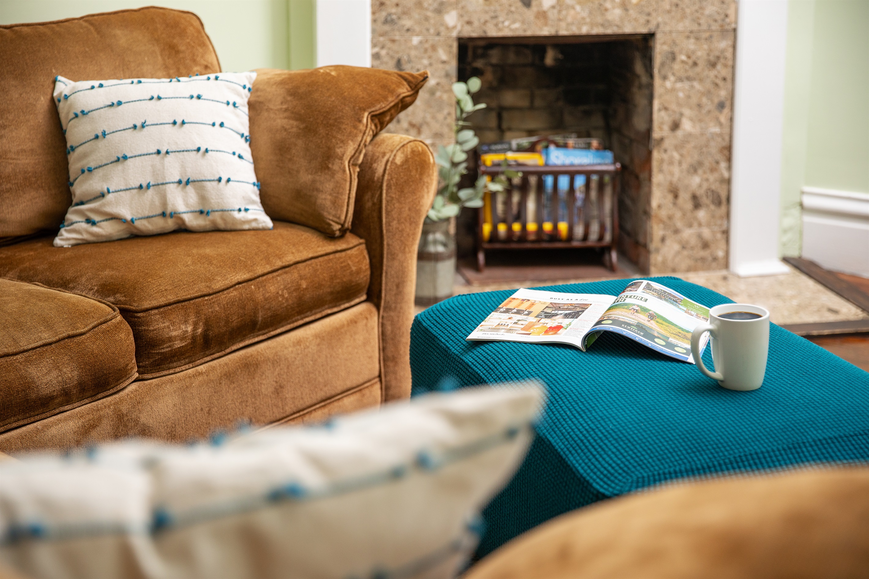 Settle into a quiet moment with a book and coffee while the rest of the family enjoys their own rhythm.