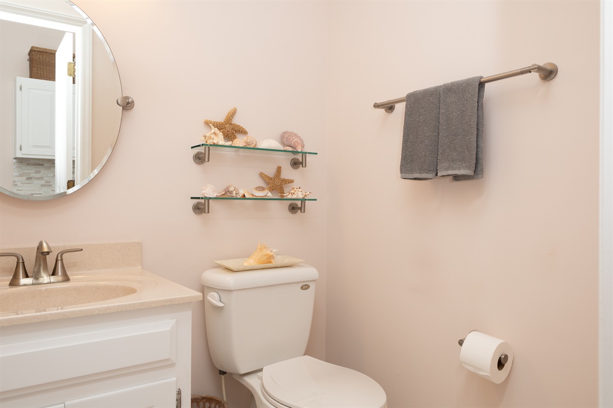 Powder room on the main living floor