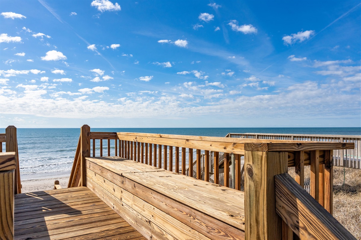 Private beach access