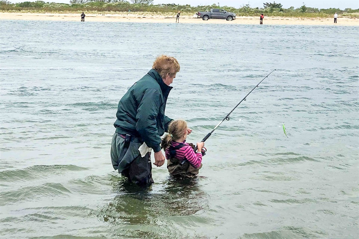 Excellent fishing off your private beach