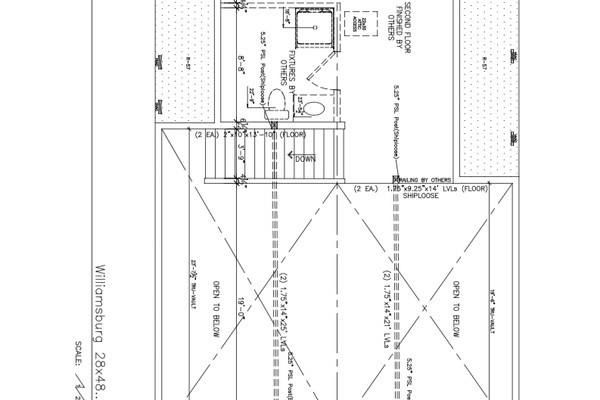 Loft Layout.  4 Full Beds with Bathroom
