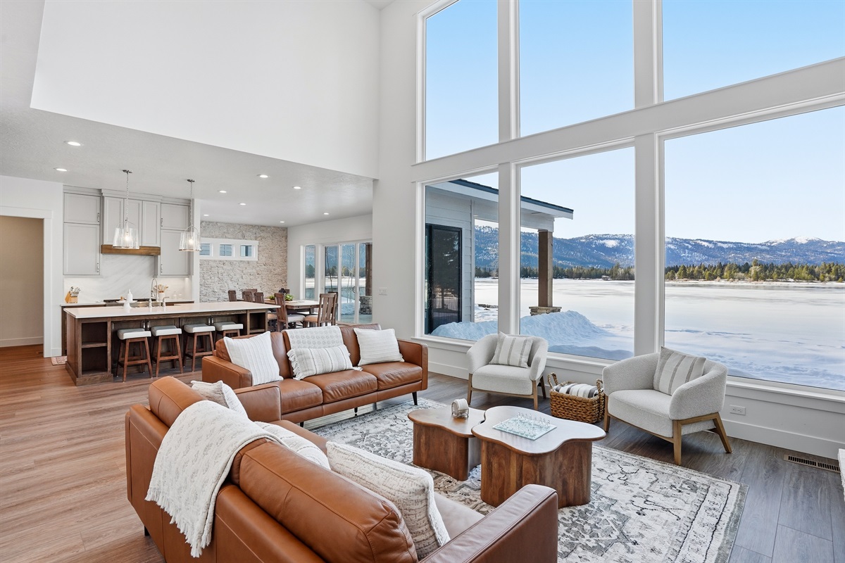 The Perfect Open Concept Space for Your Winter Escape