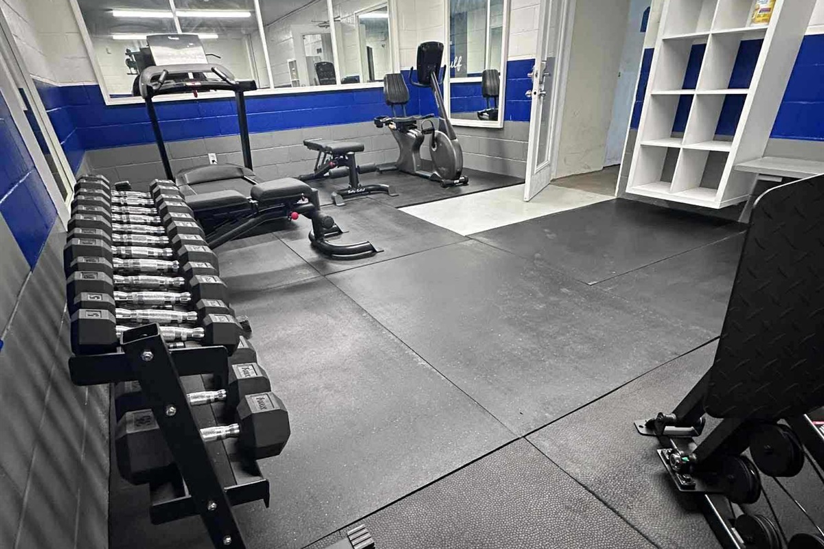 Newly updated fitness center