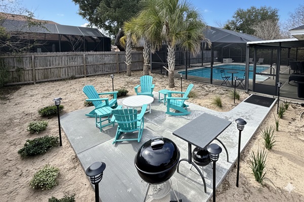 Welcome to The Garden.Our newly installed backyard oasis for cooking, conversation, and camaraderie. Fire up the Weber Grill and enjoy the good life.