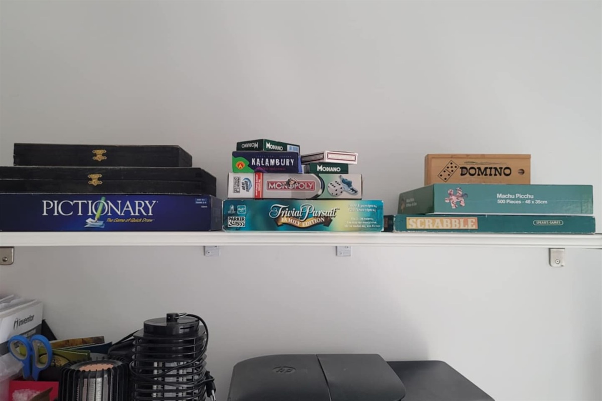 An assortment of games and puzzles