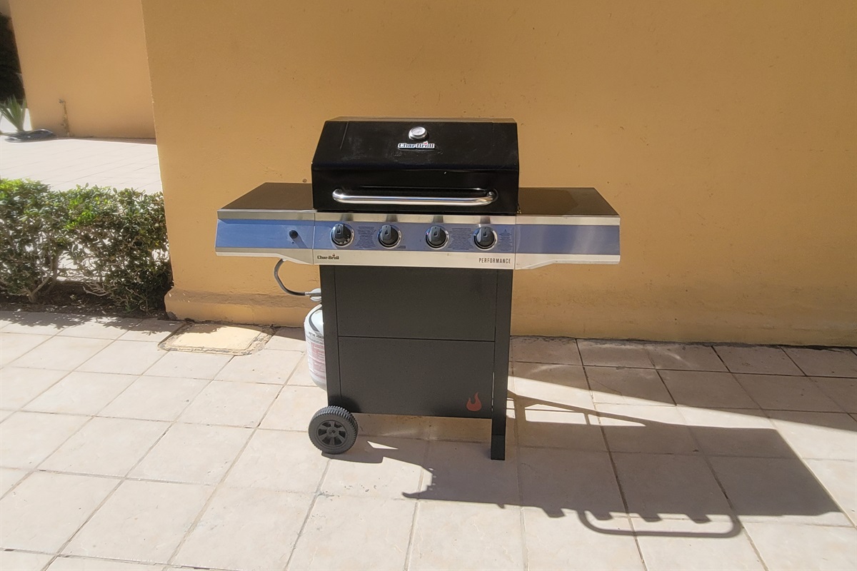 Private gas grill! One of the very few units at Princesa to offer their guests private grilling