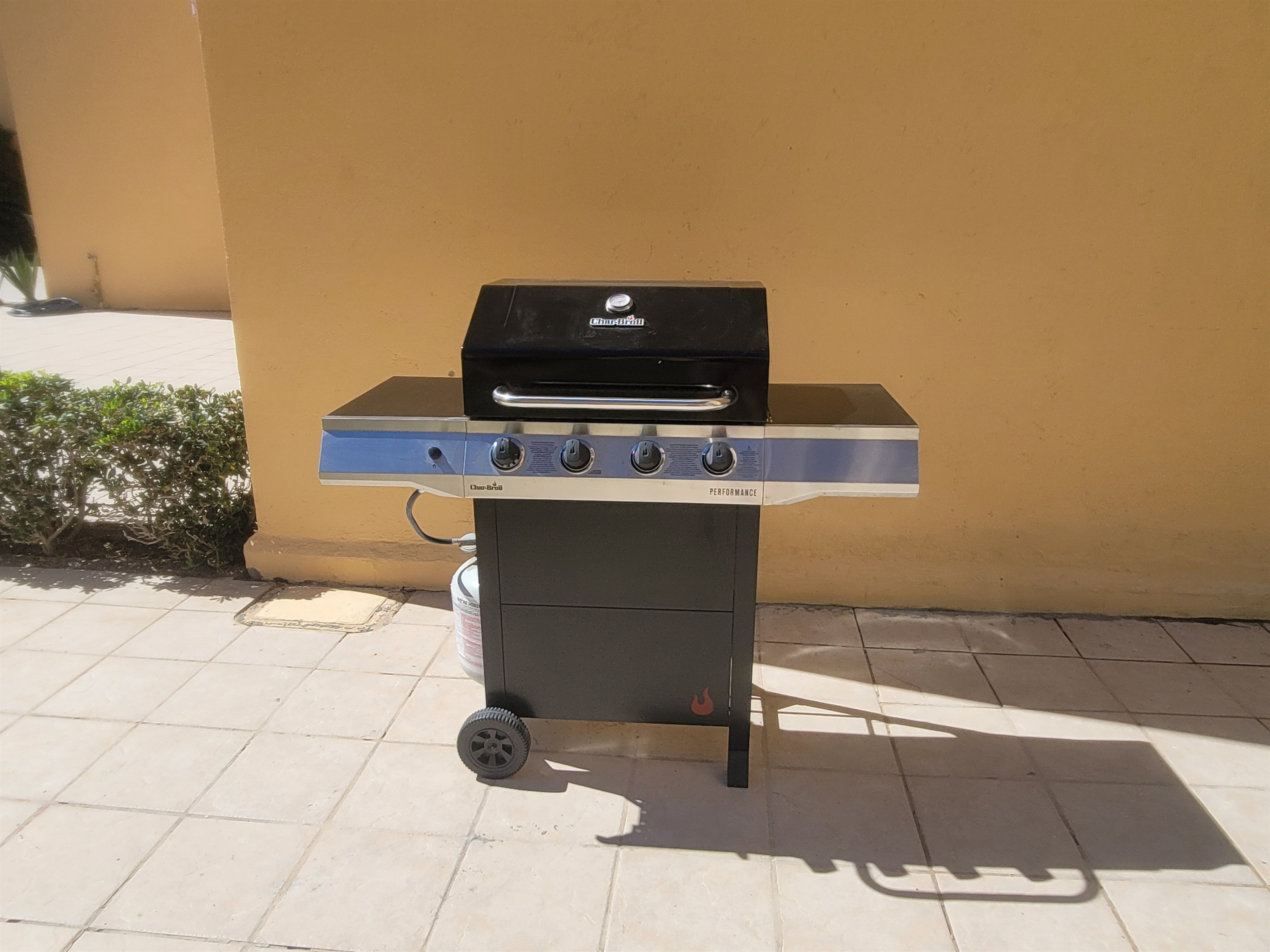 Private gas grill! One of the very few units at Princesa to offer their guests private grilling