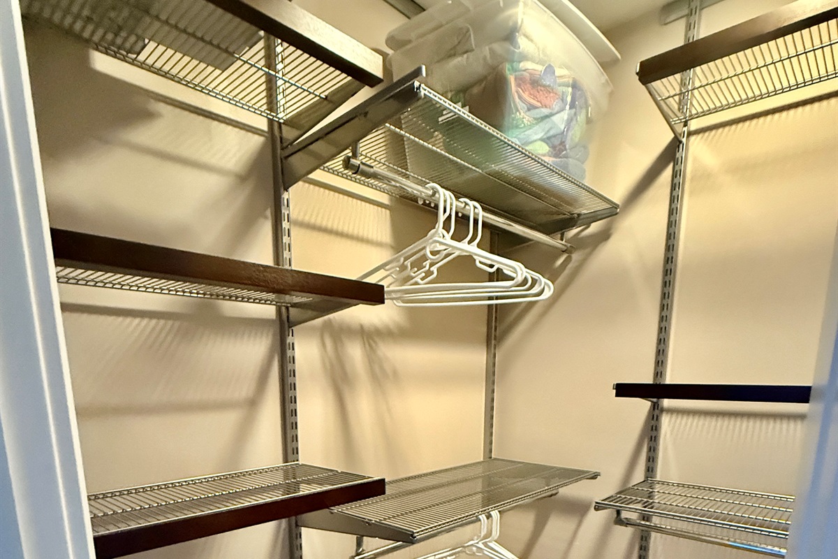 Bedroom 2 closet and Pack and Play