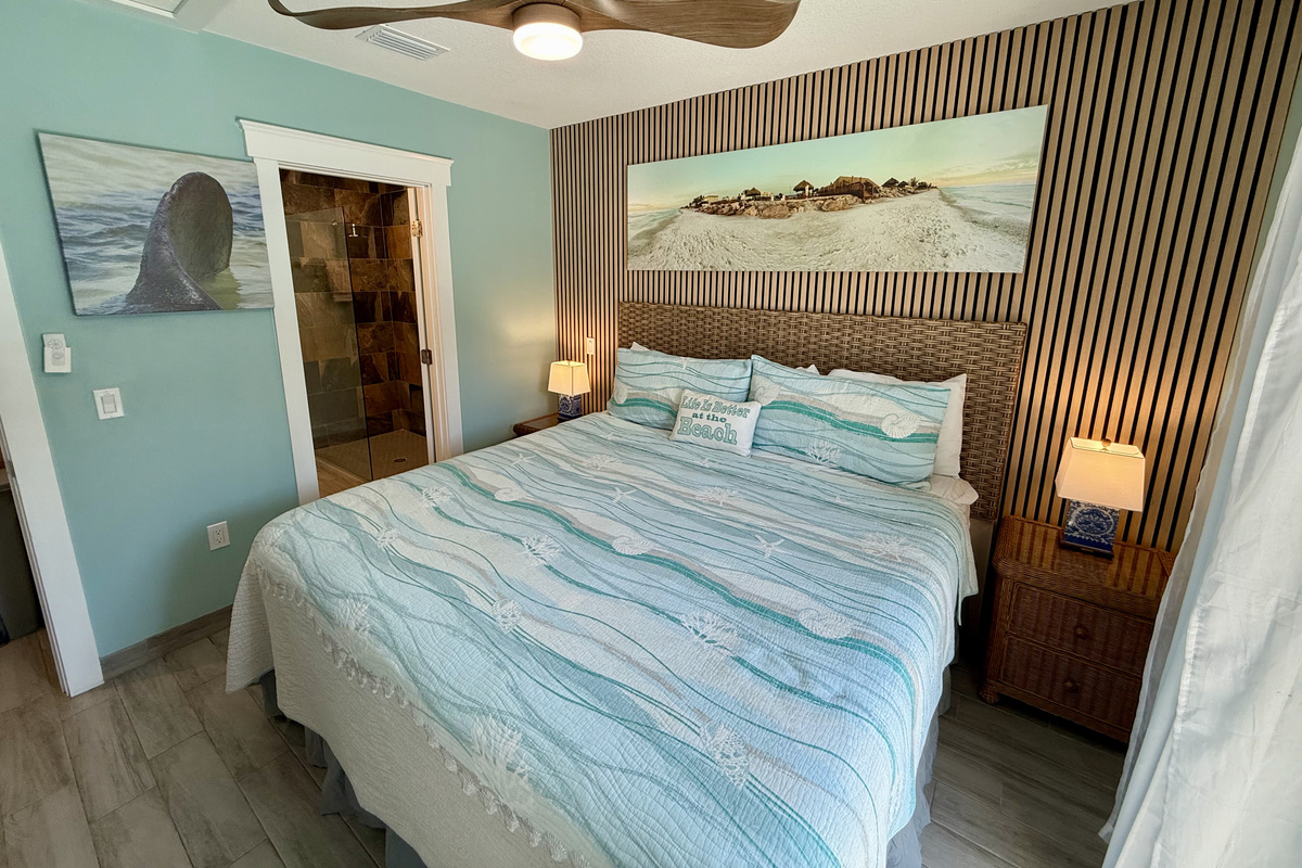 Master Bedroom of Manatee Suite at AMI Beach Lagoon