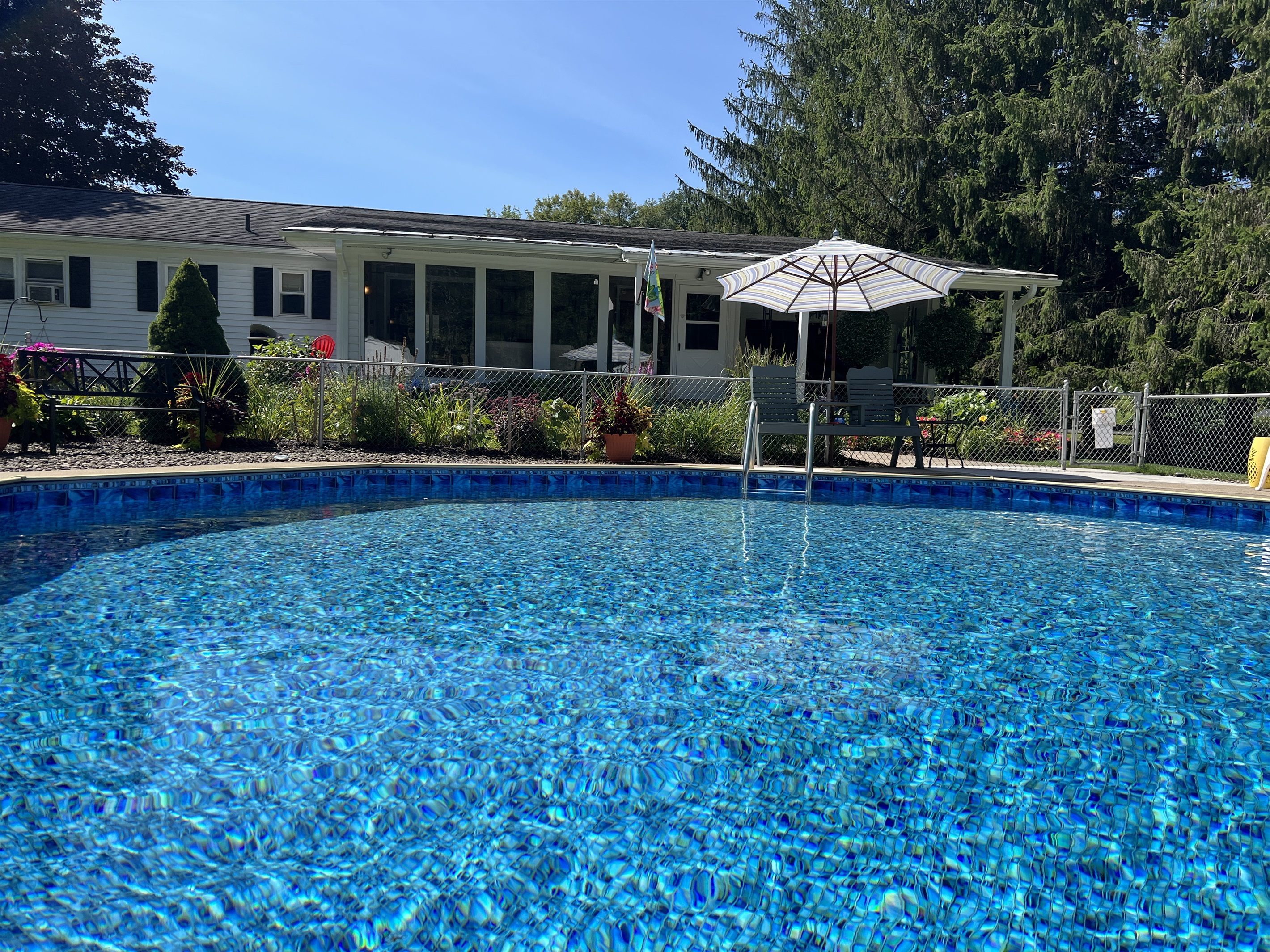 Inground pool at Nelson House