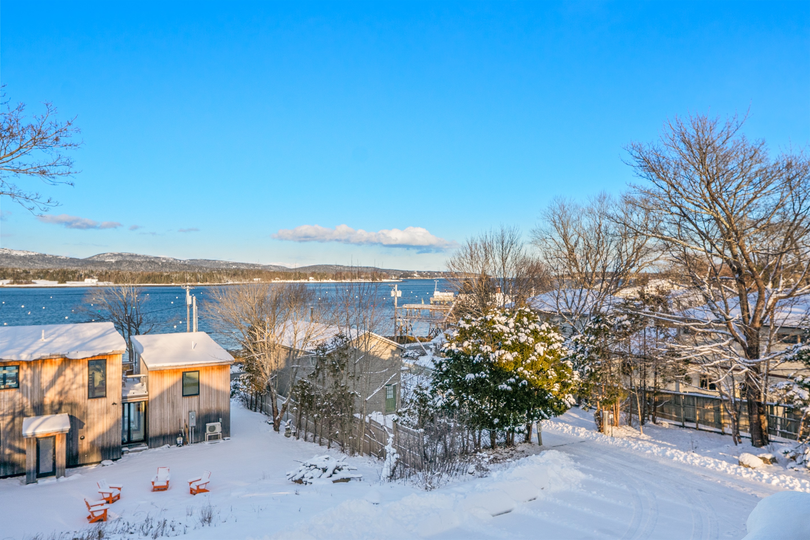 View From Deck - Right - Hinkley Yachts Boat Shop