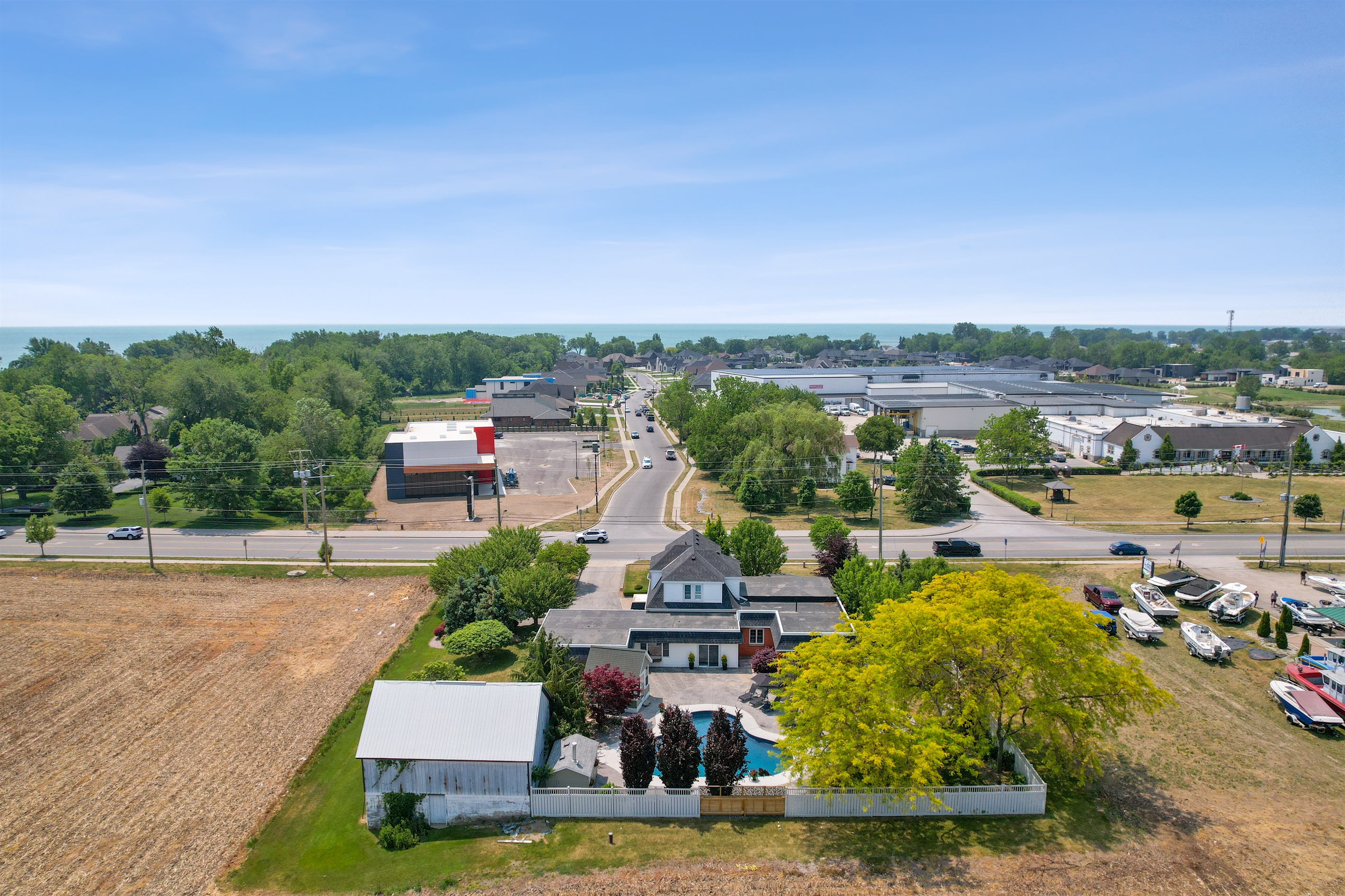 Aerial View of Exterior