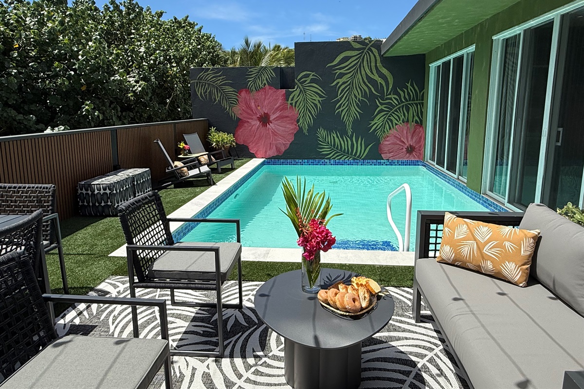 Jump in your private pool to cool off from the hot Caribbean Sun