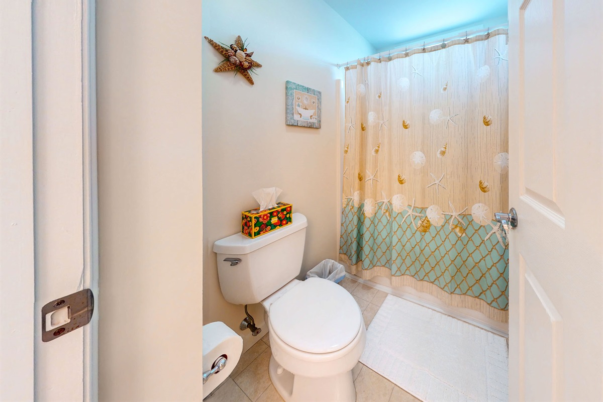 Full bathroom with huge vanity area