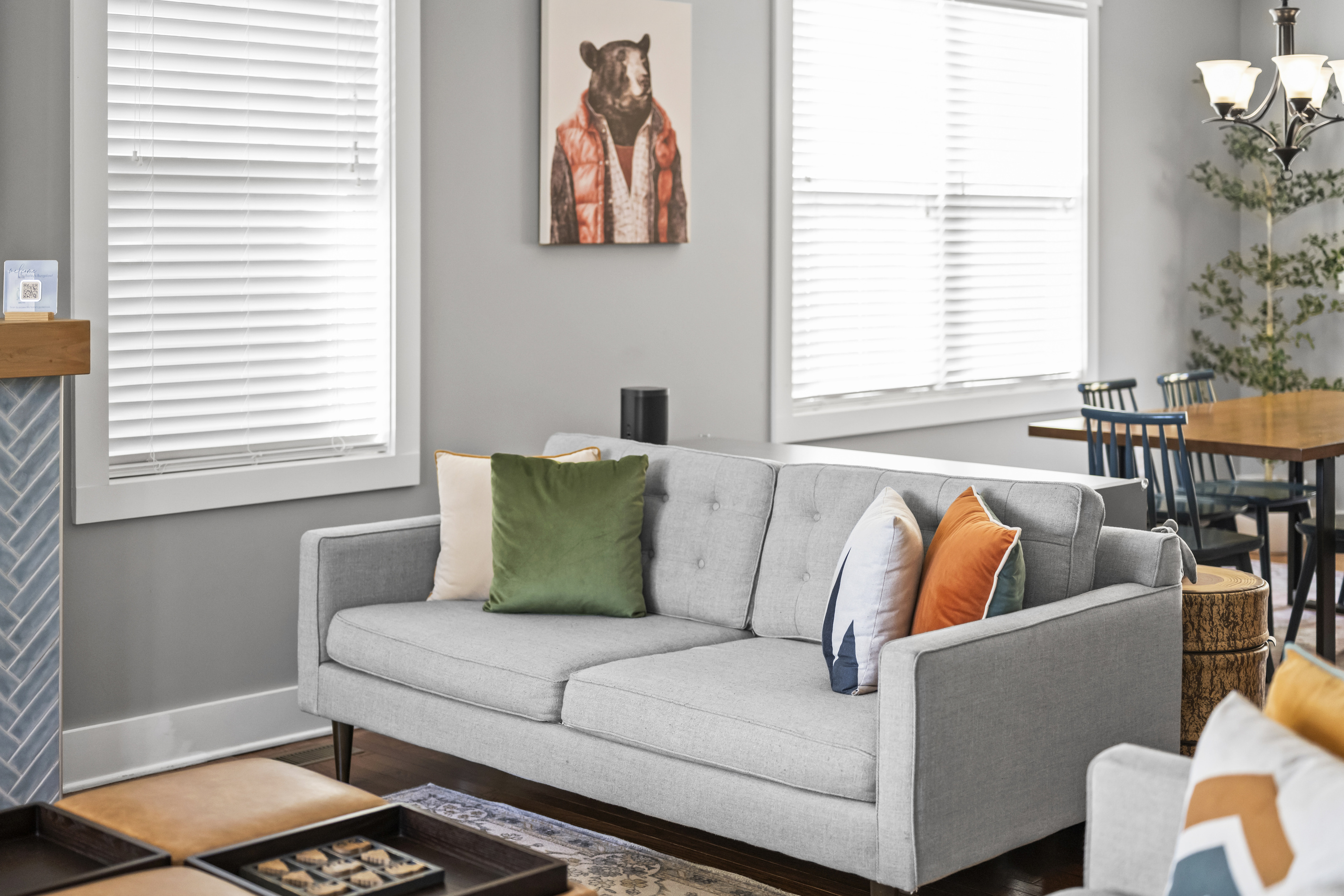 Multiple spaces to gather with loved ones