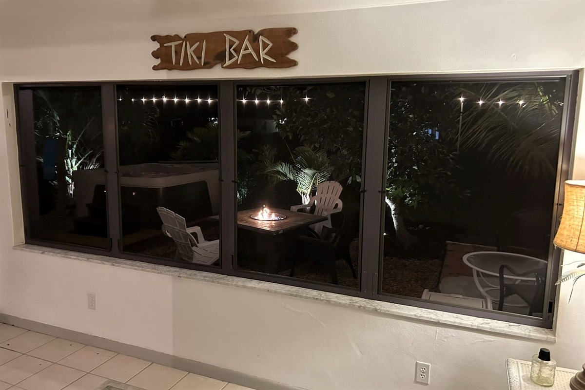 Backyard View from Screened Lanai/Patio, enjoy the Old Florida beauty and beautiful skies as the sun sets