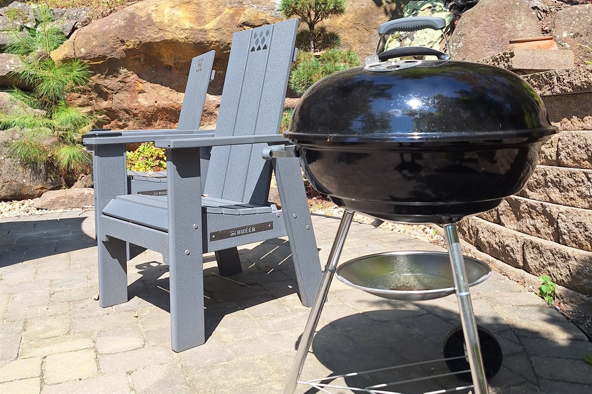 Charcoal Grill on Site