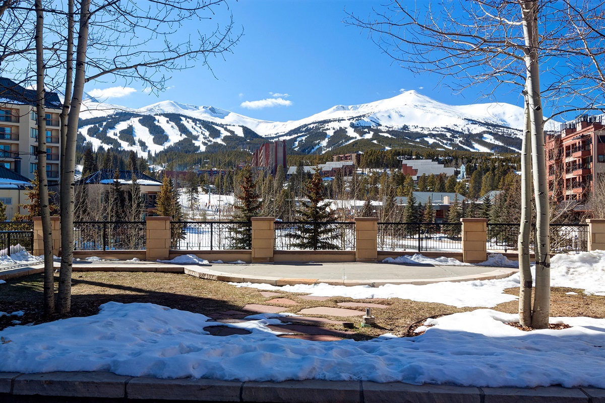 View from entrance of Resort