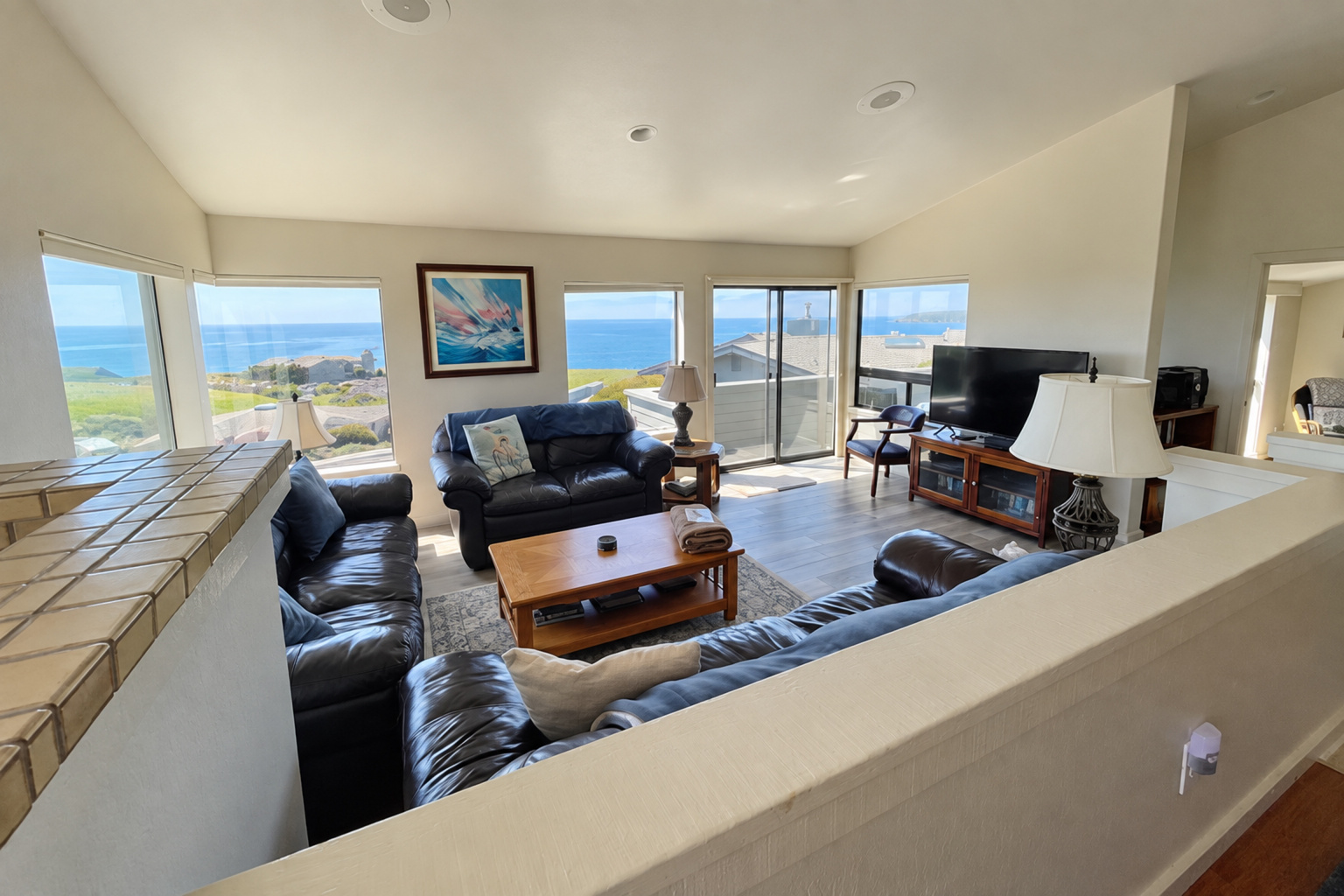Living Room with wonderful Ocean Views