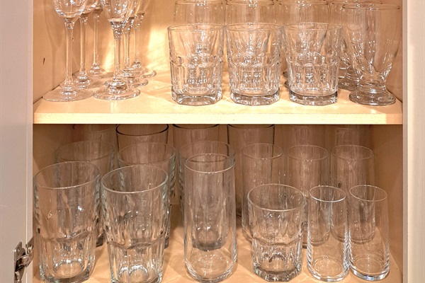 Lots of glasses