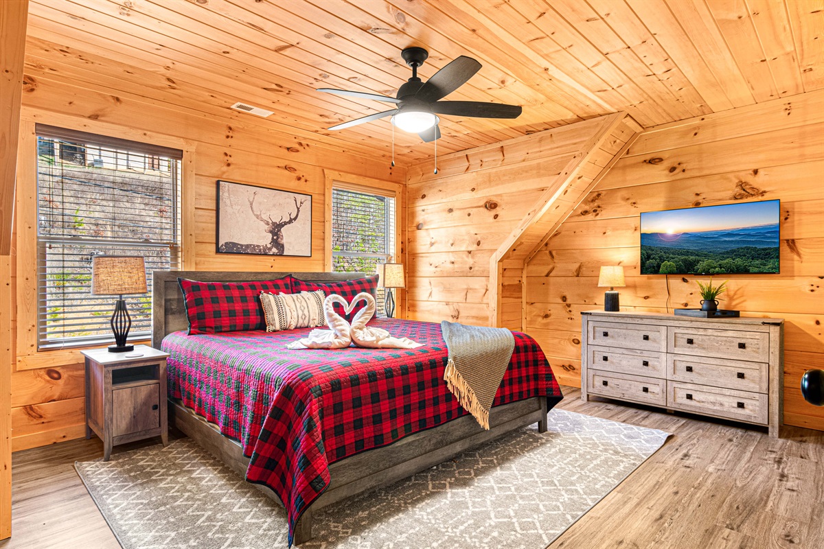 All of the bedrooms are equipped with smart TVs. Bring your passwords to stream.